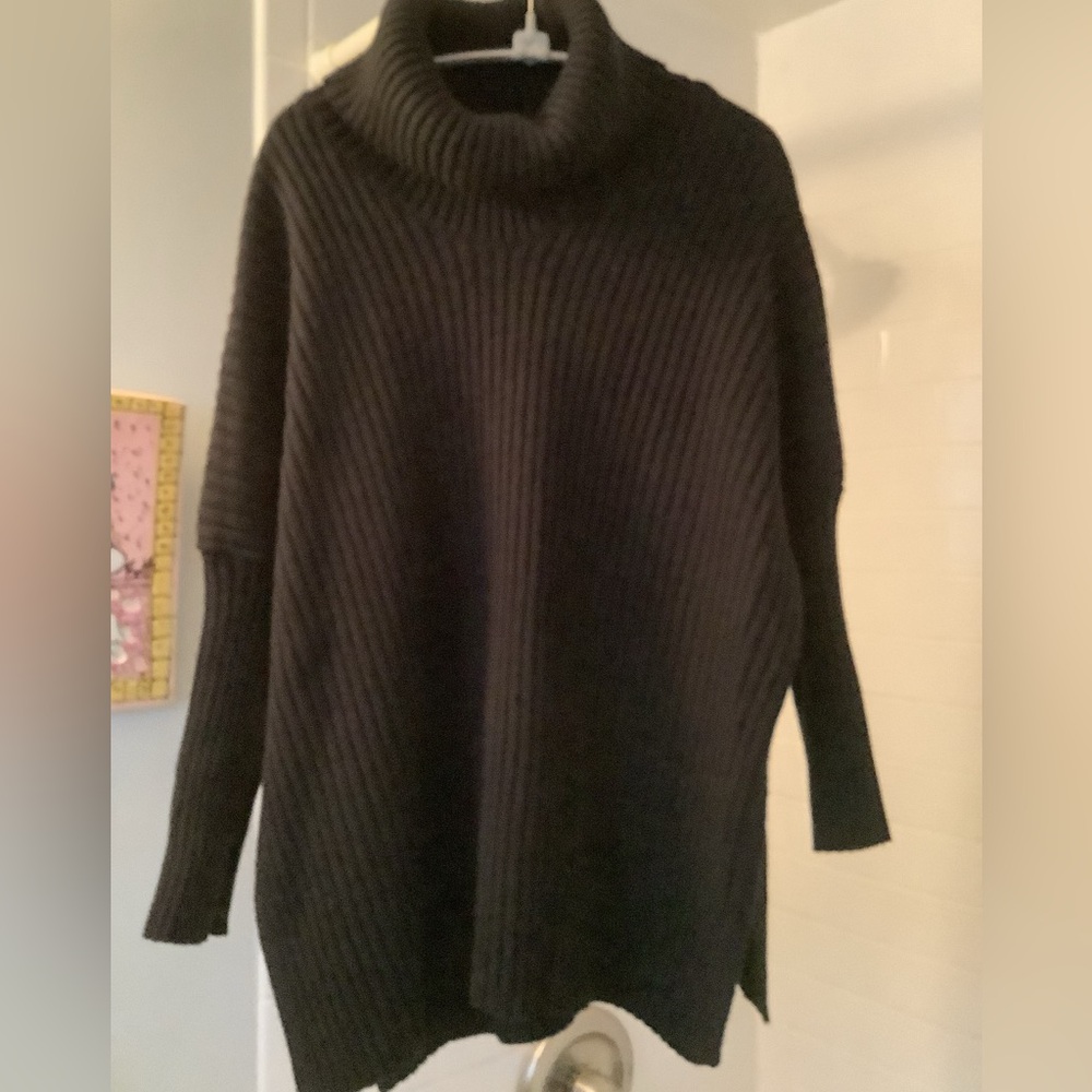 Mersea Cozy Black Turtleneck Sweater